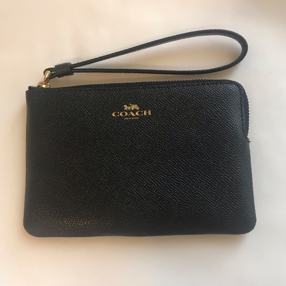Coach Handbags - NWT Midnight Coach Wristlet